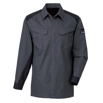 日新被服（株） 長袖シャツ(薄地) R5641-54 長袖シャツ（薄地） R5641-54-LL ｼｯｸﾌﾞﾗｯｸ