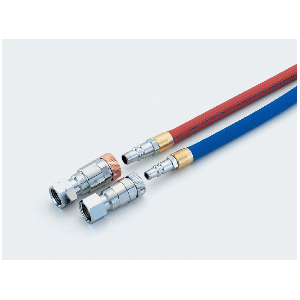 （株）イチネンＴＡＳＣＯ ツインホース(太タイプカプラ付) TA381C ツインホース（太タイプカプラ付） TA381C-10A