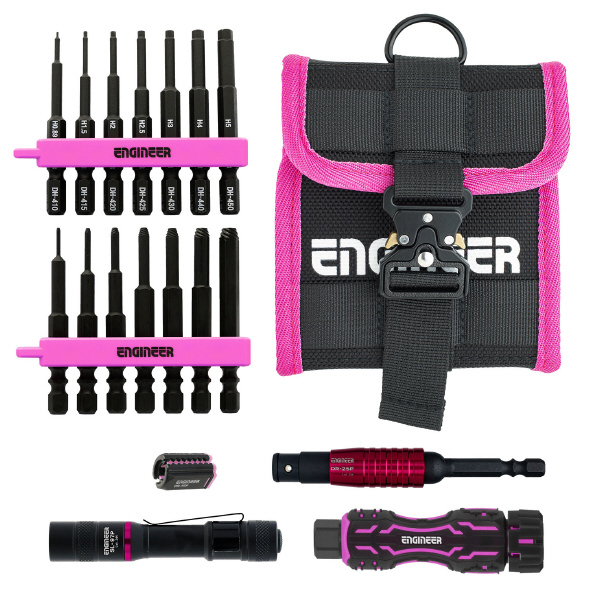 （株）エンジニア ネジレスQセット DXZ ネジレスＱセット　ＰＩＮＫ＆ＢＬＡＣＫ DXZ-45P