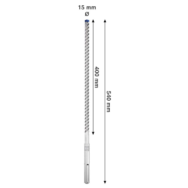 ボッシュ（株） SDS max－8X ハンマードリルビット ＳＤＳ　ＭＡＸ－８Ｘ　ハンマービット SDS-max 8Xﾋﾞｯﾄ 15.0X540