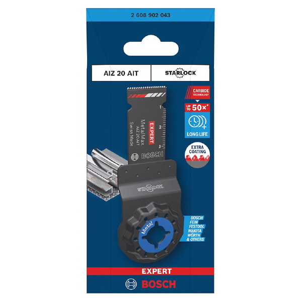 ボッシュ（株） 超硬マルチツールブレード 超硬マルチツールブレード（１枚入り） AIZ20AIT