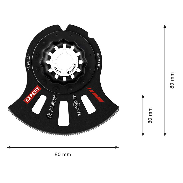 ボッシュ（株） 超硬マルチツールブレード 超硬マルチツールブレード（１枚入り） ACZ105ET