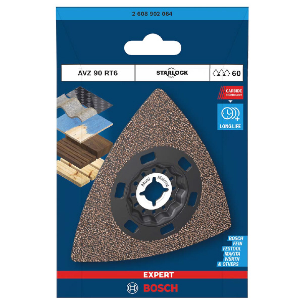 ボッシュ（株） 超硬マルチツールブレード 超硬マルチツールブレード（１枚入り） AVZ90RT6