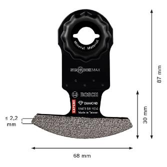 ボッシュ（株） マルチツールブレード マルチツールブレード（１枚入り） MATI68RD4