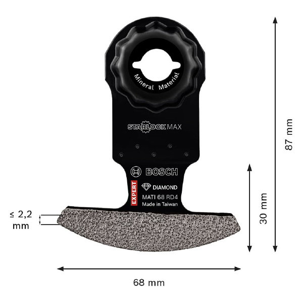 ボッシュ（株） マルチツールブレード マルチツールブレード（１枚入り） MATI68RD4