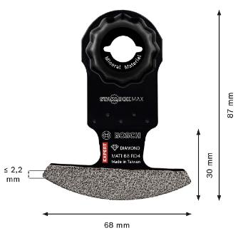 ボッシュ（株） マルチツールブレード マルチツールブレード（１枚入り） MATI68RSD4