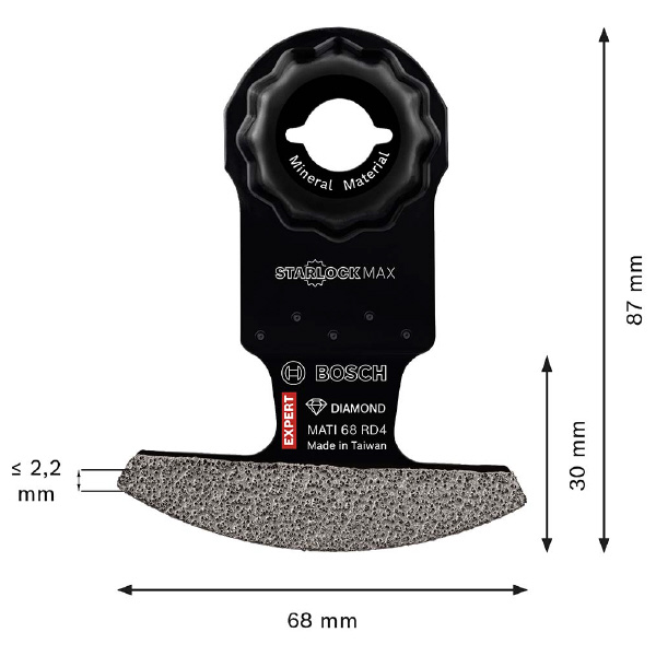 ボッシュ（株） マルチツールブレード マルチツールブレード（１枚入り） MATI68RSD4