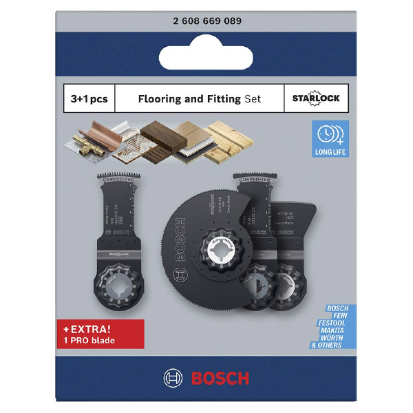 ボッシュ（株） マルチツールブレードセット マルチツールブレード床補修セット４枚入 2608669089