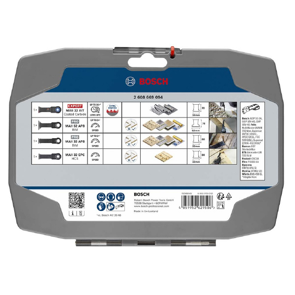 ボッシュ（株） マルチツールブレードセット マルチツールブレードセット４枚入 2608669094