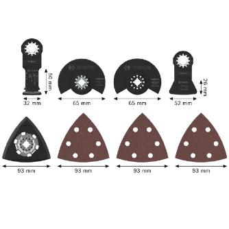 ボッシュ（株） マルチツールブレードセット マルチツールブレードリフォーム専科８枚入 2608669100