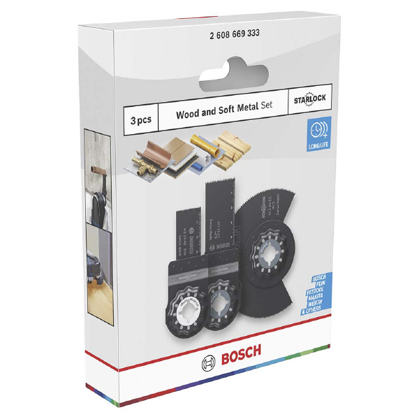 ボッシュ（株） マルチツールブレードセット マルチツールブレード木材金属セット３枚入 2608669333