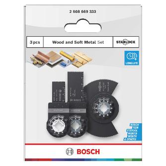 ボッシュ（株） マルチツールブレードセット マルチツールブレード木材金属セット３枚入 2608669333