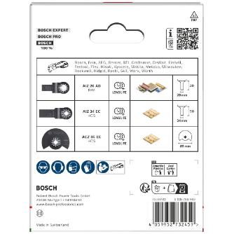 ボッシュ（株） マルチツールブレードセット マルチツールブレード木材金属セット３枚入 2608669333