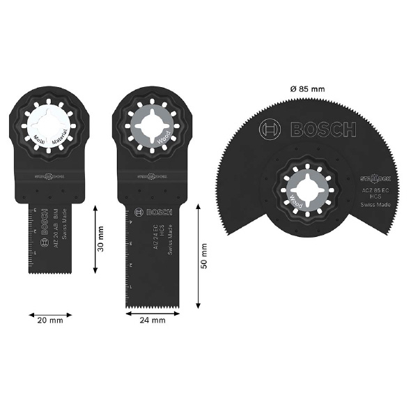ボッシュ（株） マルチツールブレードセット マルチツールブレード木材金属セット３枚入 2608669333