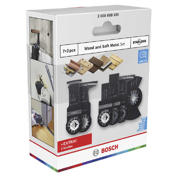 ボッシュ（株） マルチツールブレードセット マルチツールブレード木材金属セット９枚入 2608669335