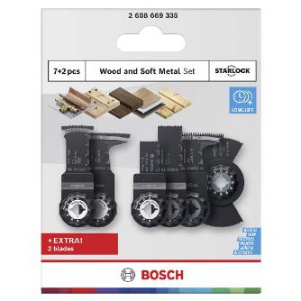 ボッシュ（株） マルチツールブレードセット マルチツールブレード木材金属セット９枚入 2608669335