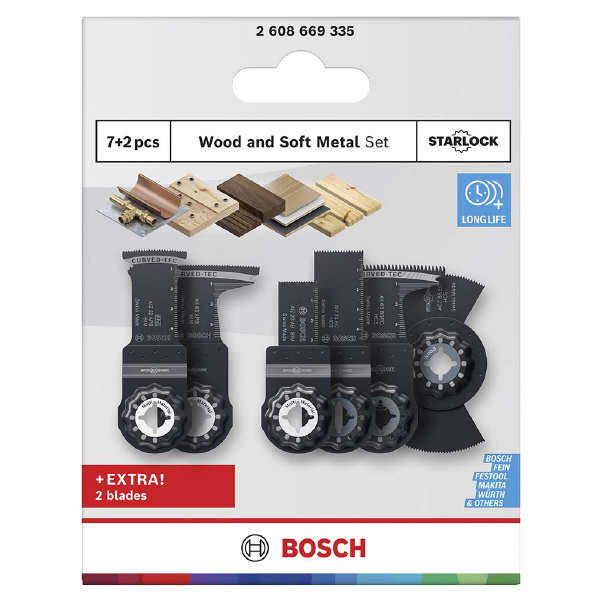 ボッシュ（株） マルチツールブレードセット マルチツールブレード木材金属セット９枚入 2608669335
