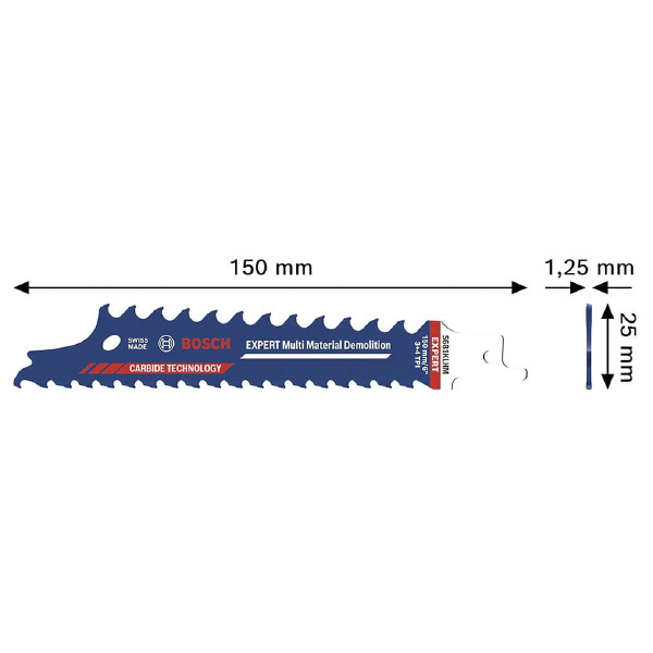 ボッシュ（株） 超硬セーバーソーブレード 超硬セーバーソーブレード（１０本） S681KLHM/10
