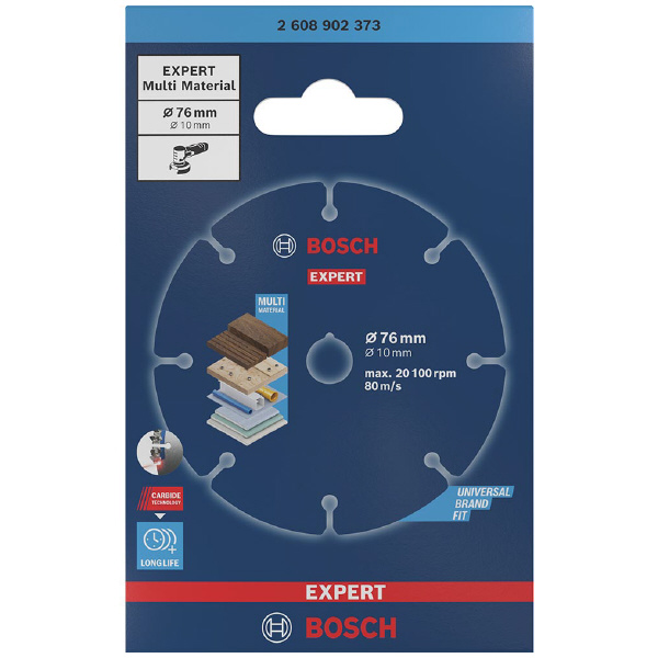 ボッシュ（株） カーバイドマルチホイール カーバイドマルチホイール７６ｍｍ 2608902373