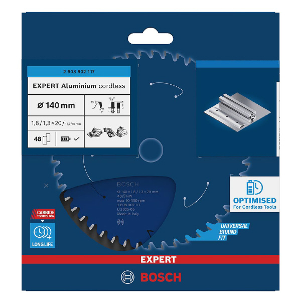 ボッシュ（株） コードレス工具専用チップソー＆丸のこ刃 エキスパート 丸のこ刃　エキスパートアルミ 2608902117