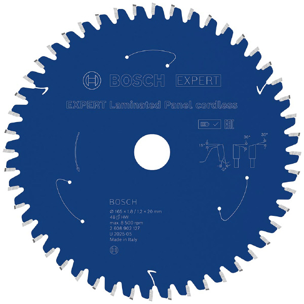 ボッシュ（株） コードレス工具専用チップソー＆丸のこ刃 エキスパート 丸のこ刃　エキスパートラミネート材 2608902127