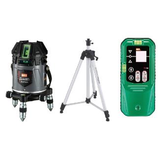 マックス（株） レーザ墨出器(本体＋受光器＋三脚) LA レーザ墨出器（本体＋受光器＋三脚） LA-S803DG-DTｾｯﾄ