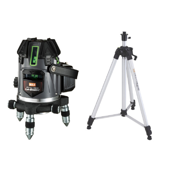 マックス（株） レーザ墨出器(本体＋三脚) LA レーザ墨出器（本体＋三脚） LA-502DG-Tｾｯﾄ