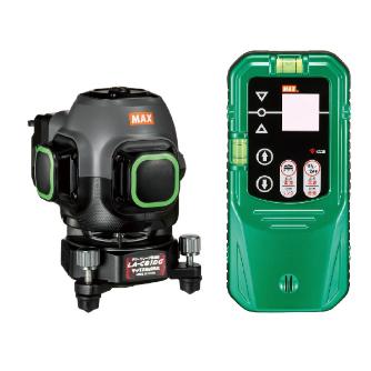 マックス（株） レーザ墨出器(本体＋受光器) LA レーザ墨出器（本体＋受光器） LA-C81DG-Dｾｯﾄ