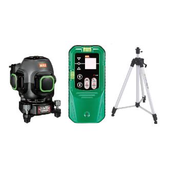 マックス（株） レーザ墨出器(本体＋受光器＋三脚) LA レーザ墨出器（本体＋受光器＋三脚） LA-C81DG-DTｾｯﾄ
