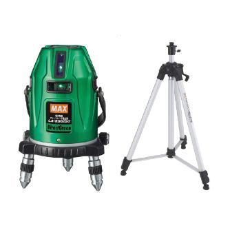 マックス（株） レーザ墨出器(本体＋三脚) LA レーザ墨出器（本体＋三脚） LA-S501DG-Tｾｯﾄ(183)