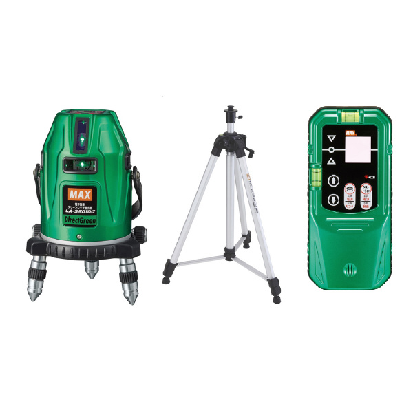 マックス（株） レーザ墨出器(本体＋受光器＋三脚) LA レーザ墨出器（本体＋受光器＋三脚） LA-S501DG-DTｾｯﾄ(183)