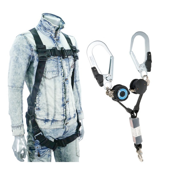 ジェフコム（株） ハーネスランヤードセット HS ハーネス　ランヤードセット HS-35PG-B