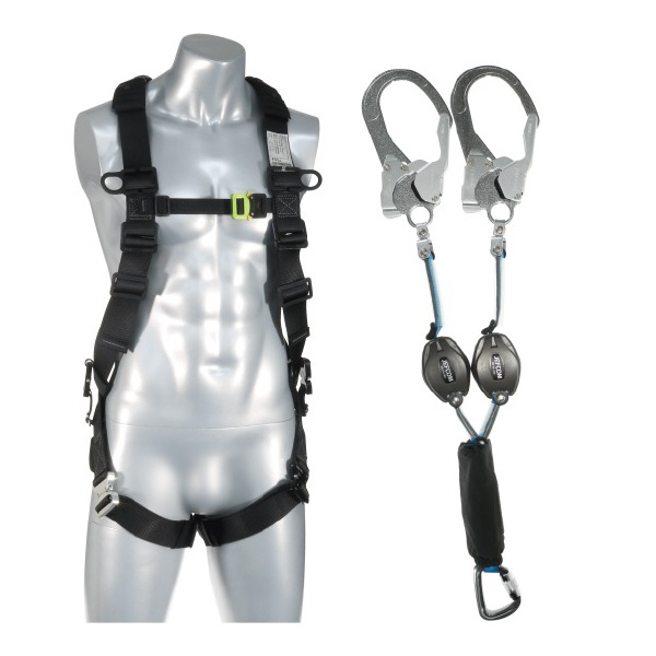 ジェフコム（株） ハーネスランヤードセット HS ハーネス　ランヤードセット HS-20BKB-A