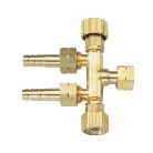 （株）イチネンＴＡＳＣＯ 二又バルブガス用 TA380Z-21