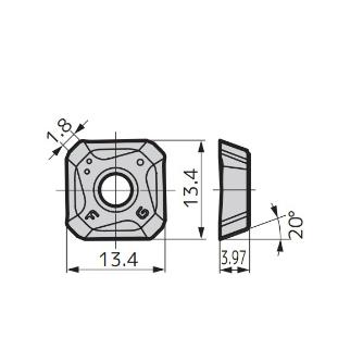 住友電気工業（株） カッタチップ SEMT-FG カッタチップ SEMT13T3AGSR-FG ACS3000