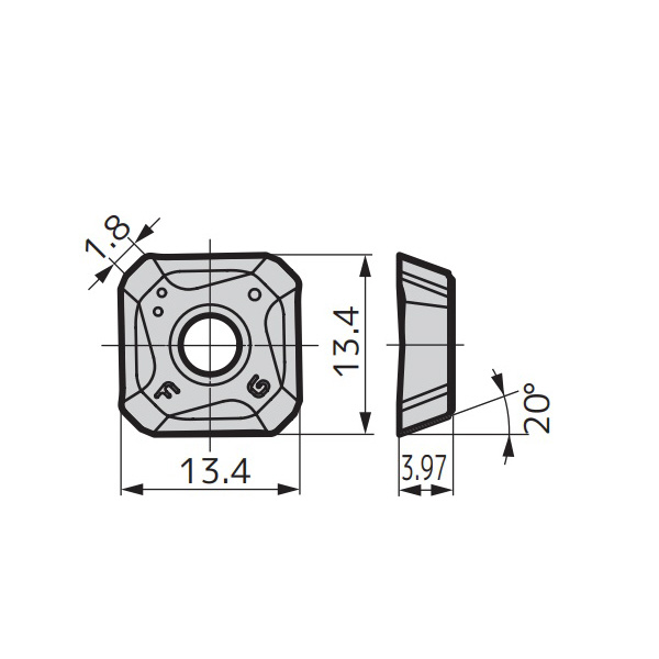 住友電気工業（株） カッタチップ SEMT-FG カッタチップ SEMT13T3AGSR-FG ACS3000