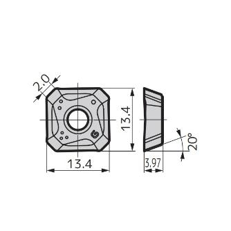 住友電気工業（株） カッタチップ SEET-L カッタチップ SEET13T3AGSR-L ACS2500
