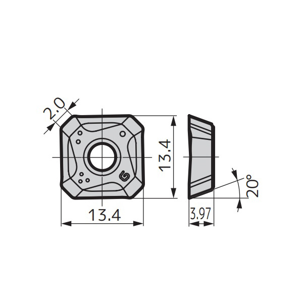 住友電気工業（株） カッタチップ SEET-G カッタチップ SEET13T3AGSR-G ACS1000