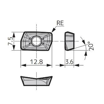 住友電気工業（株） カッタチップ AOMT-G カッタチップ AOMT11T304PEER-G ACS1000