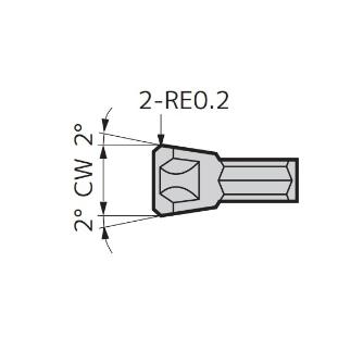 住友電気工業（株） SEC－小径突切りバイト インサート WCFN-GG ＳＥＣ－突切りバイト　インサート WCFN2-GG AC5015S