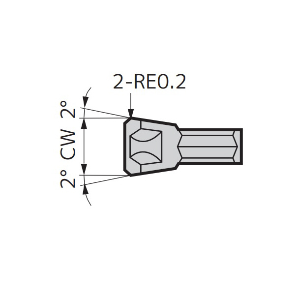 住友電気工業（株） SEC－小径突切りバイト インサート WCFN-GG ＳＥＣ－突切りバイト　インサート WCFN5-GG AC5025S