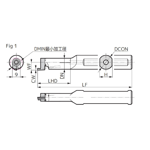 住友電気工業（株） SEC－溝入れバイト ホルダ SSH ＳＥＣ－溝入れバイト　ホルダ E16H-SSHFR370-14