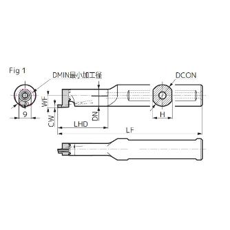 住友電気工業（株） SEC－溝入れバイト ホルダ SSH ＳＥＣ－溝入れバイト　ホルダ E16J-SSHFR480-14