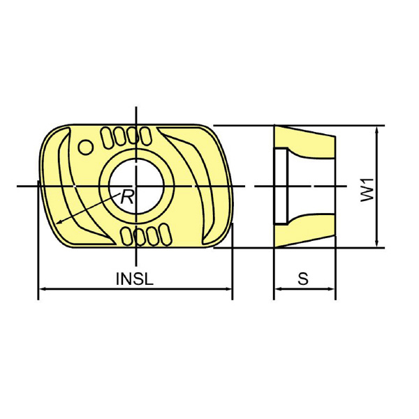 （株）ＭＯＬＤＩＮＯ カッタ用インサート EDMT カッタ用インサート EDMT12T3TN-10 JS4160