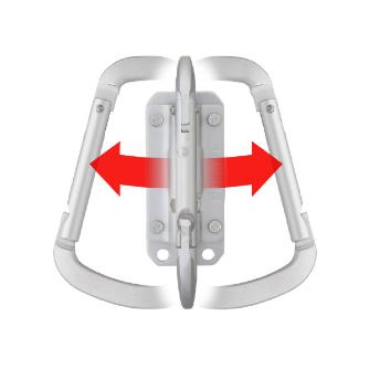 （株）ＴＪＭデザイン セフ工具ホルダーアルミ スリムカラビナ SFSKHA セフ工具ホルダーアルミ　スリムカラビナ小 SFSKHA-CSF