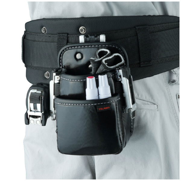 （株）ＴＪＭデザイン セフ腰袋 ナイロン 腰袋2段 SFKBN セフ腰袋　ナイロン　腰袋２段極小 SFKBN-2SS