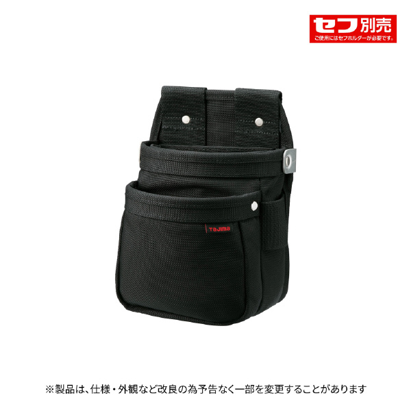 （株）ＴＪＭデザイン セフツイン腰袋 ナイロンコーデュラ2段 SFKBNC セフツイン腰袋　ナイロンコーデュラ２段小 SFKBNC-2S2H