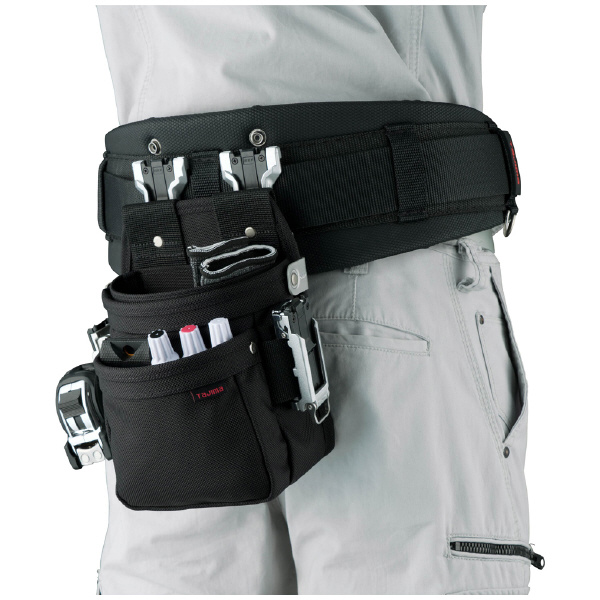 （株）ＴＪＭデザイン セフツイン腰袋 ナイロンコーデュラ2段 SFKBNC セフツイン腰袋　ナイロンコーデュラ２段小 SFKBNC-2S2H