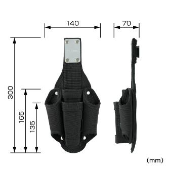 （株）ＴＪＭデザイン セフ工具差し ナイロンコーデュラ SFKSNC セフ工具差し　ナイロンコーデュラ４本差 SFKSNC-P4