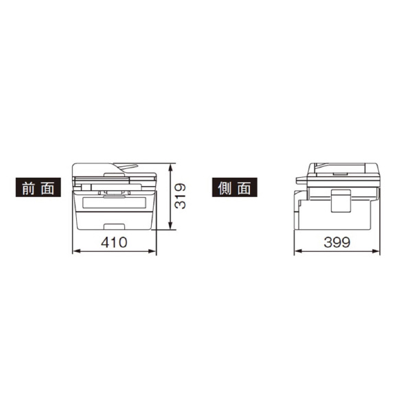 ブラザー工業（株） A4モノクロレーザー複合機耐久P5 DCP Ａ４モノクロレーザー複合機 DCP-L2660DW